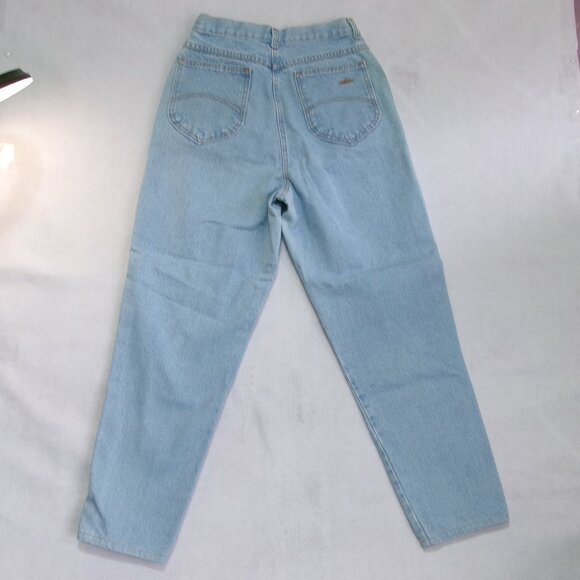 Vintage 80s Chic Jeans Light Wash Denim 5-Pocket Sz 8 Tall - Picture 6 of 7